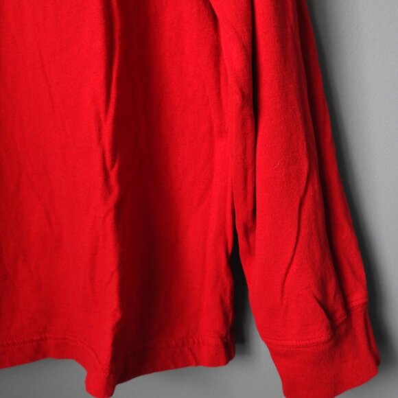 GEORGE | Men's Crewneck T-Shirt with Long Sleeves, Red XL(46-48) - Picture 3 of 6